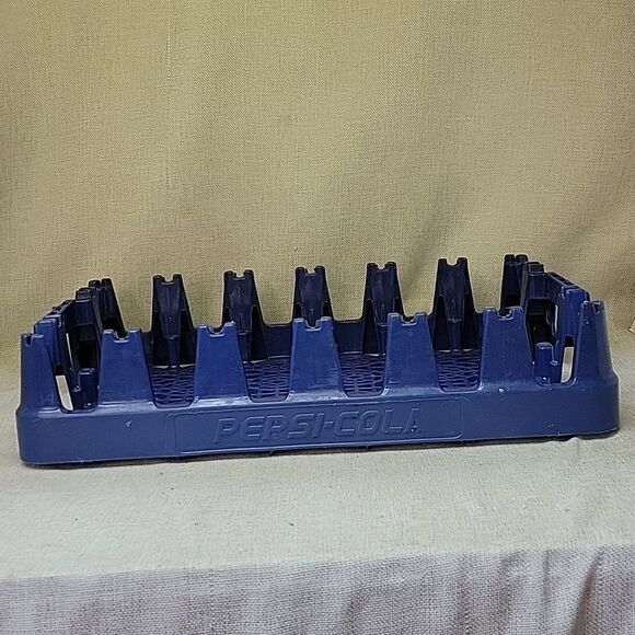 Pepsi-Cola 24 20 oz Bottle Crates Blue Plastic Soda Pop 18.5X12" - Picture 1 of 9